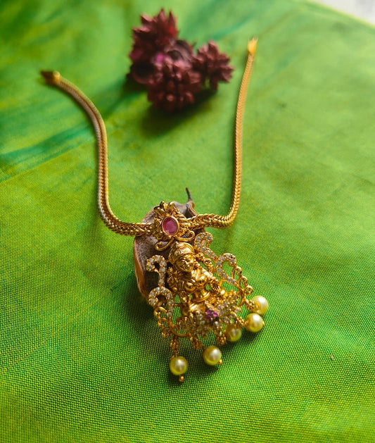 Lakshmi Pendent Necklace set